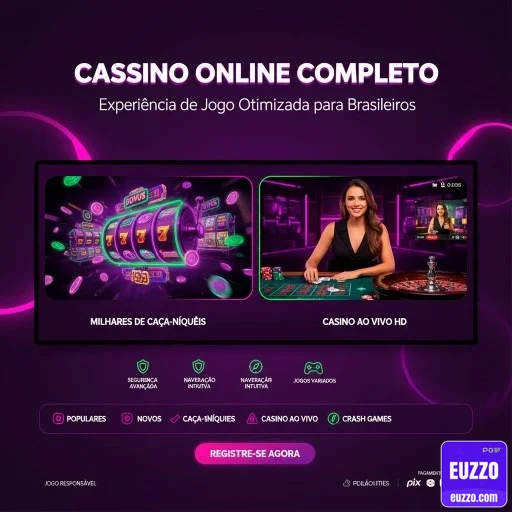 euzzo - interface premium - Cadastro na Plataforma